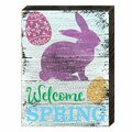 Clean Choice Welcome Spring Art on Board Wall Decor CL3491183